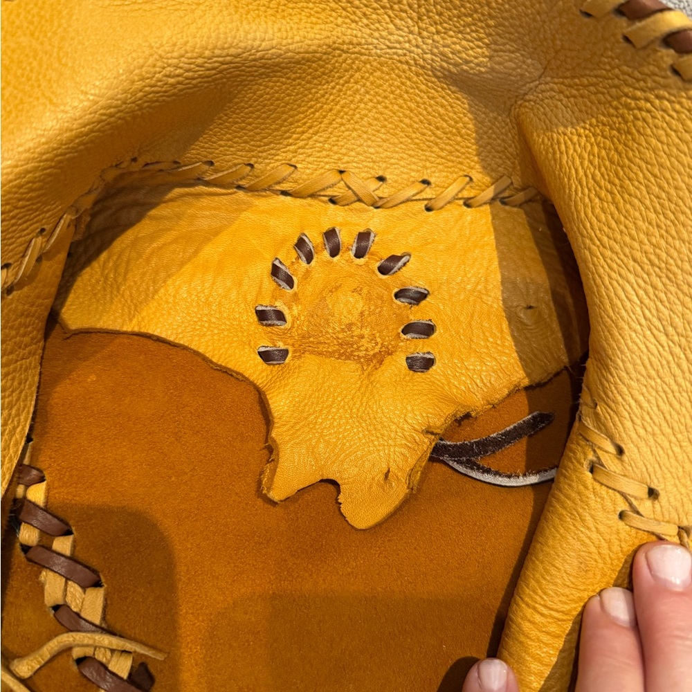 Fringed tan leather rusty dorr  Jacket - Picture 13 of 15